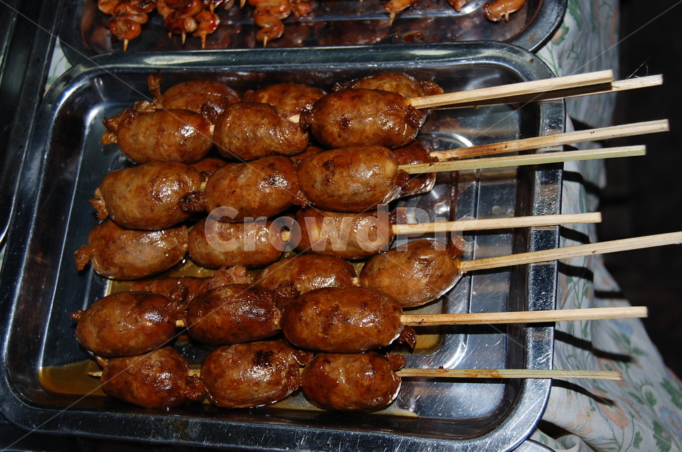 필리핀,필리핀음식,소세지,꼬치,길거리음식,스트리트푸드