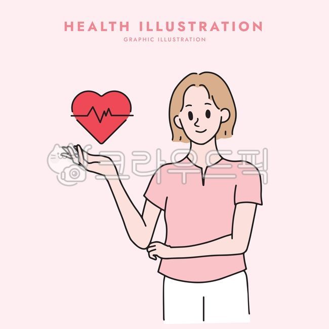 건강,의료,병원,심장,건강함,여성,심장박동,검진,사람,포즈,가르키다,손가락,벡터아이콘,사람일러스트,flat,graphic,illustration