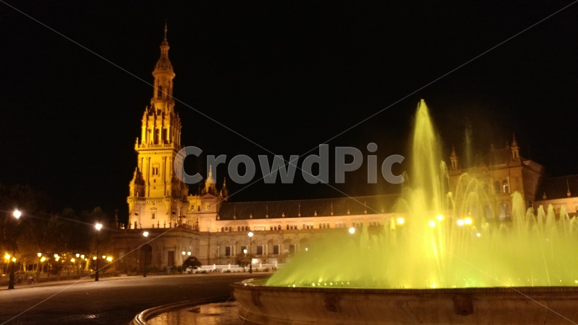 야경,스페인,세비야,광장,분수,야경,밤,풍경,nightscape,night,landscape,랜드마크,landmark,tourist attraction,해외,외국,세계,foreign,oversea,world,세계랜드마크,해외랜드마크,외국랜드마크,world landmark,world tourist attraction,water,물