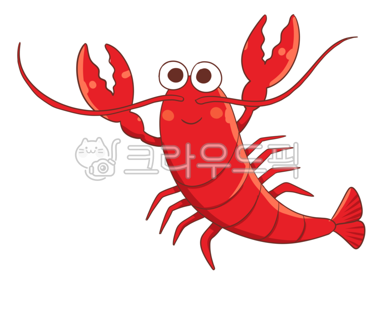 crawdad,크라우다드,animal,동물,해양생물,sealife,음식,food,seafood,해물,교재일러스트,학습일러스트,학습지,어린이교재,가재,가재캐릭터,동물캐릭터,바다생물,바다생물캐릭터,갑각류,가재일러스트