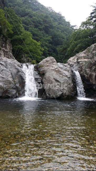 내연산폭포,폭포,쌍둥이폭포,여름폭포,보경사,포항,여름
