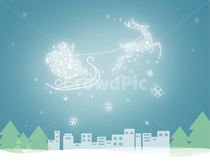 산타클로스,루돌프,선물,눈결정,크리스마스,겨울,플랫디자인,일러스트,겨울,계절,winter,season,메리크리스마스,성탄절,merry christmas,그래픽,일러스트레이션,graphic,illustration