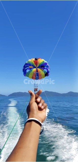 패러세일링,parasailing,하늘,바다,파도,물결,자연,인간,사람,person,sky,sea