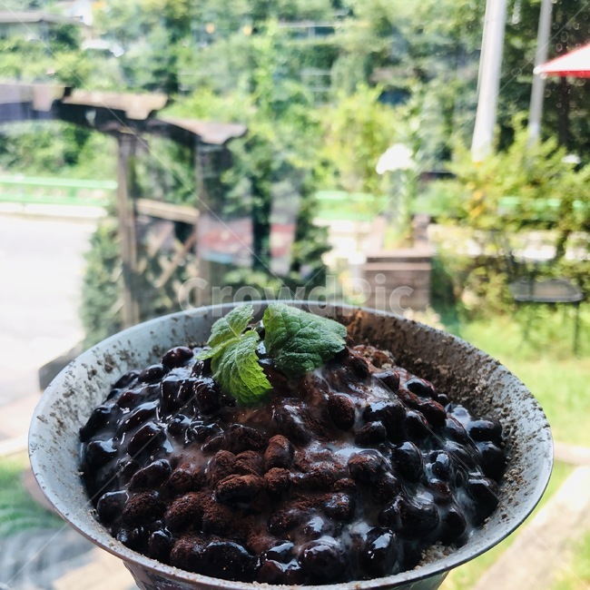 fruit,과일,food,음식,blueberry,plant,식물,팥빙수,여름,시원한,애플민트,카페,디저트