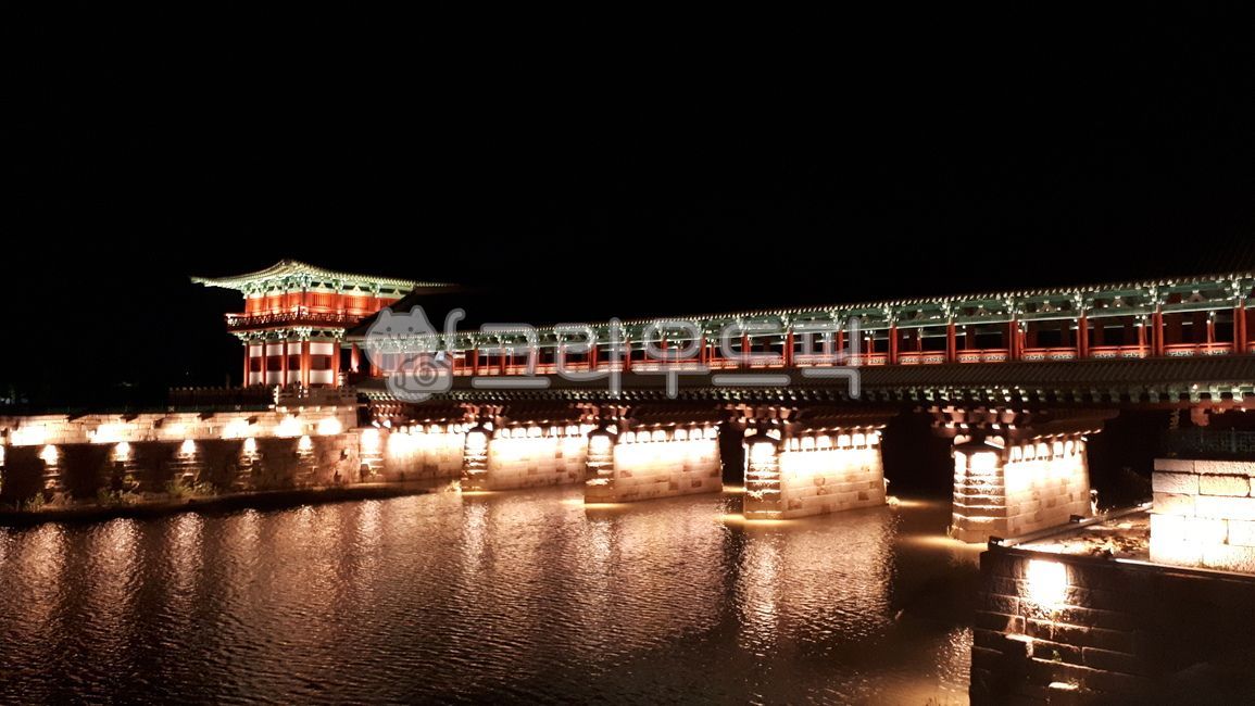 경주,월정교,야경,다리,건축물