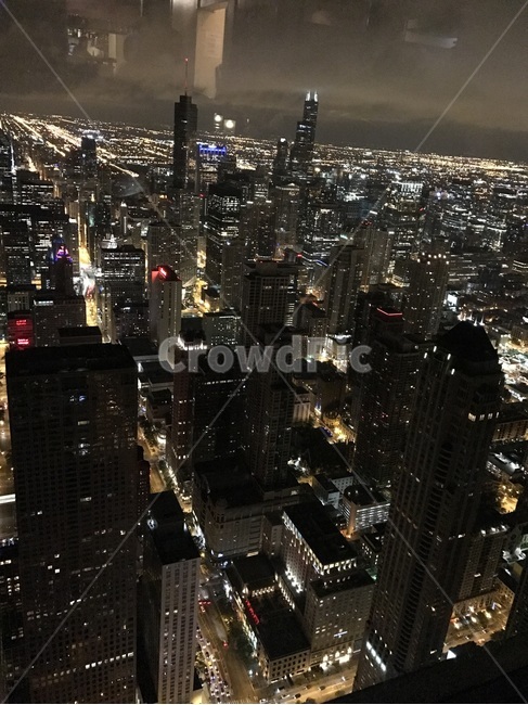 시카고,야경,존행콕타워,chicago,96층야경,야경,밤,풍경,nightscape,night,landscape,outdoors,옥외,경치,nature,자연,scenery,aerial view,조감도