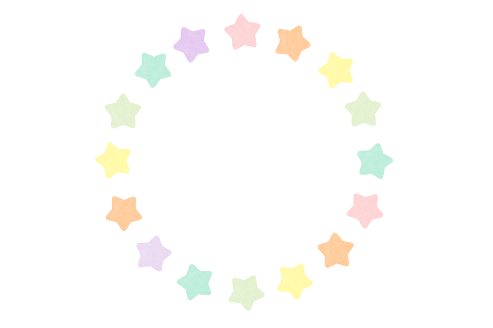 별,star,리스,프레임,틀,액자,일러스트,스티커,스템프,레인보우