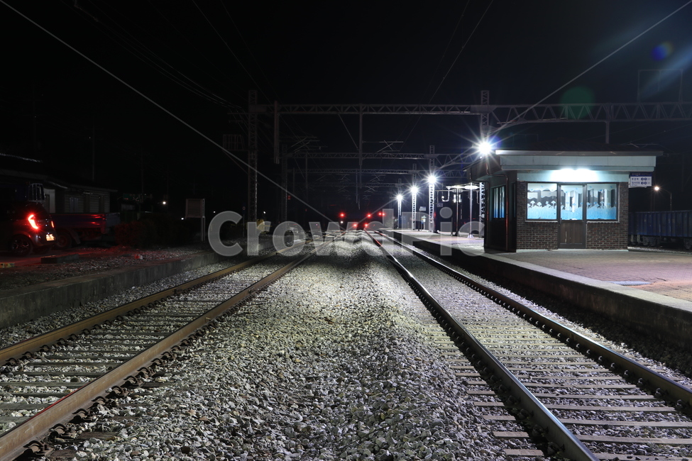간이역,가로등,예미역,기차역,railroad,station,야경,밤,풍경,nightscape,night,landscape,교통,교통수단,traffic,transportation,train track,기찻길,rail,레일,railway,철도