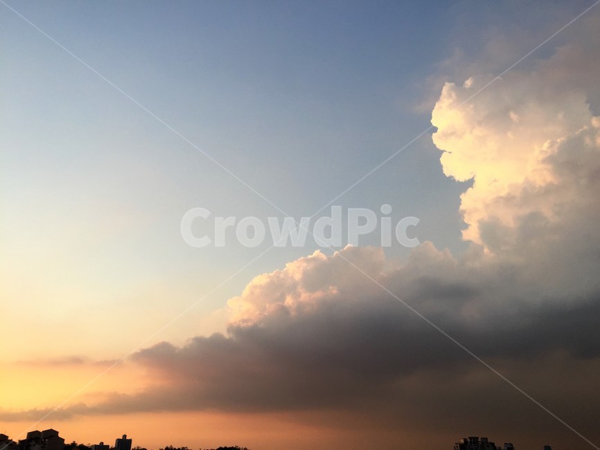 노을,구름,스카이라인,sky,cloud,도시하늘,자연,풍경,nature,landscape,outdoors,옥외,weather,날씨,하늘