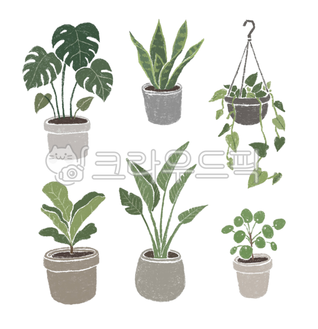 Doodle,hand drawing,adornment,pattern,simple,sauce,cute,plant illustration,background,plant,color pencil,illustration