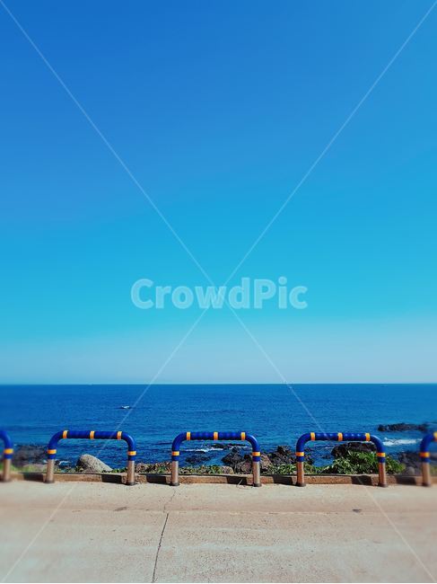 제주도,하늘,바다,하늘색,푸르다,수평선,파랑색,파랑,낮,자연,해안선,화창한날