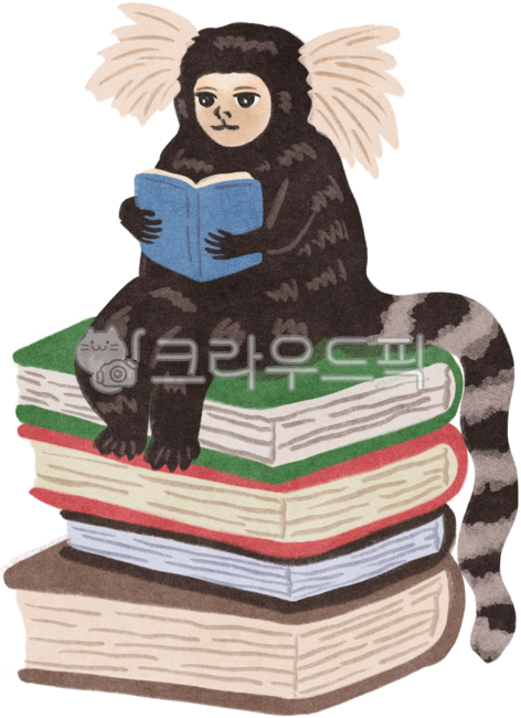 희귀동물,멸종위기,야생동물,마모셋,원숭이,독서,책,책벌레