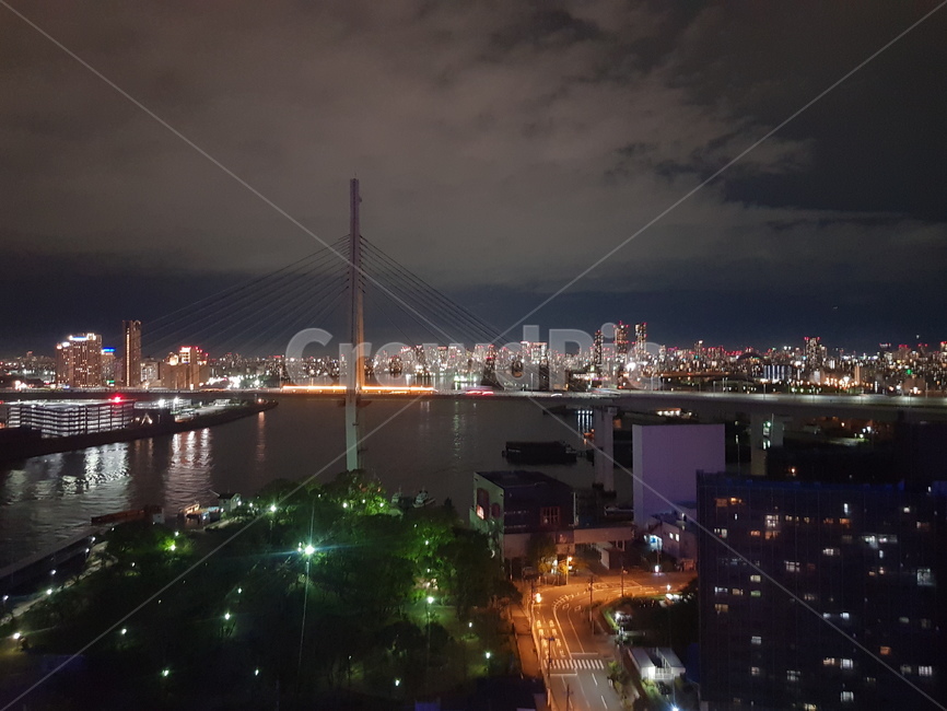야경,일본야경,일본,조명,밤