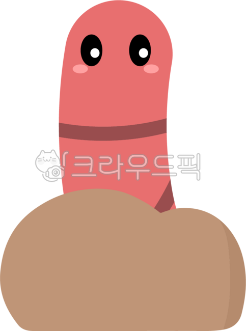 지렁이,갯지렁이,실지렁이,지렁이캐릭터,밀웜,미끼,왕꿈틀이,꿈틀이,귀여운지렁이,벌레