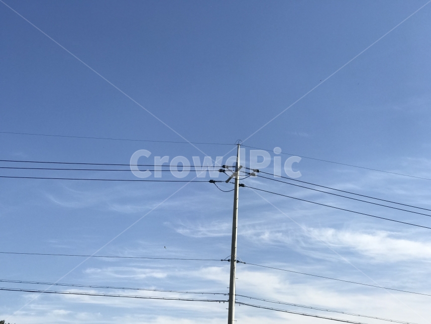 하늘,맑음,전봇대,전신주,일상,산업,industry,industrial,에너지산업,energy industry,utility pole