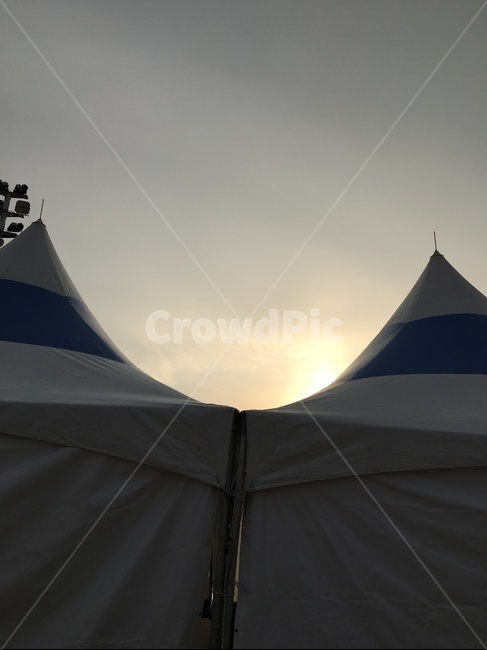 tent,텐트,천막,해,해넘이,저녁