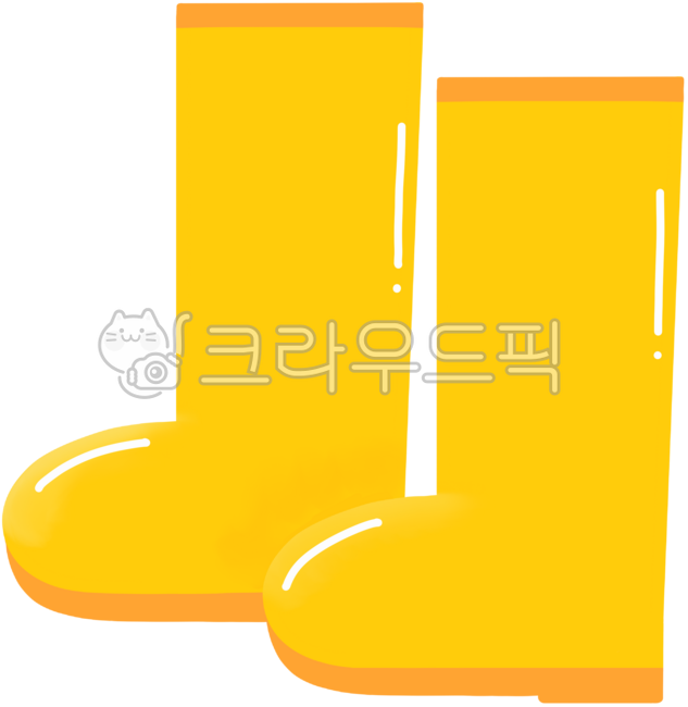 장화,레인부츠,장화일러스트,비오는날,비,장마,장마철,노란장화