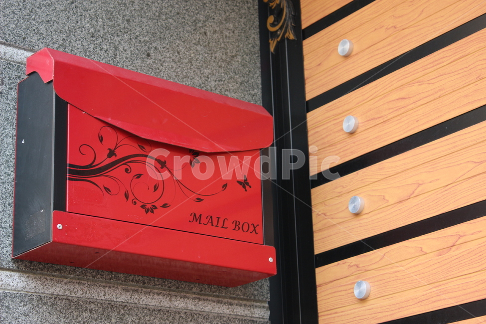 사서함,우편함,letterbox,mailbox,가구,대문,주택,빨간우체통