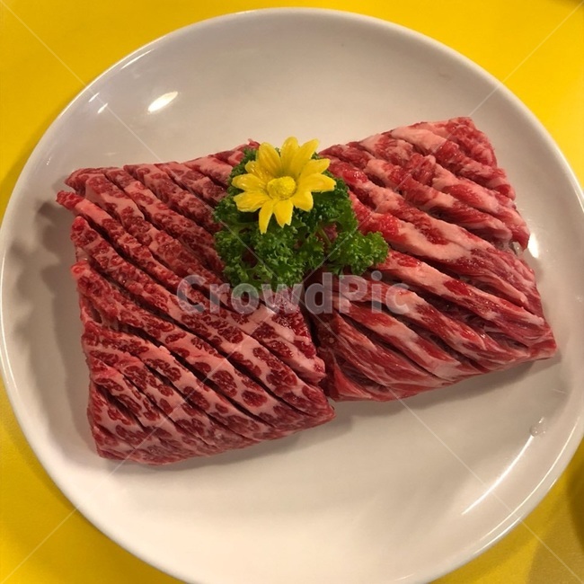 요리,food,음식,고기,소고기,마블링,꽃,소갈비,갈비