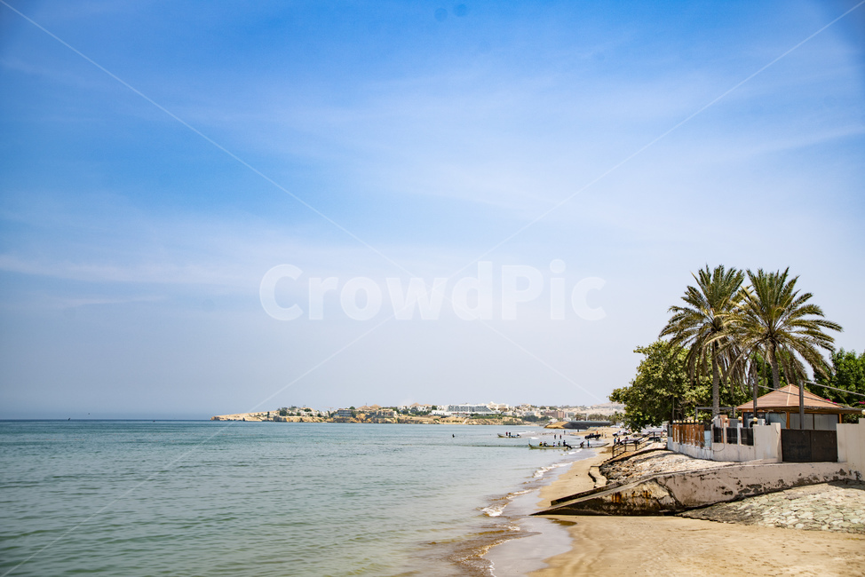 오만,무스카트,oman,muscat,중동,해안,바다,해변,모래,관광지,하늘,여름,휴가,야자수