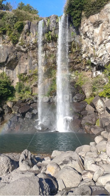 제주도,정방폭포,폭포,자연,시원,자연,풍경,nature,landscape,water,물,river,강,outdoors,옥외,waterfall