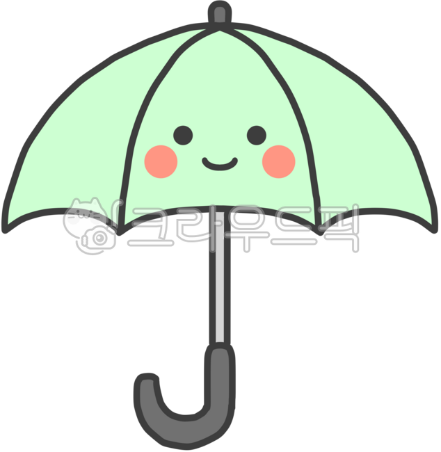 우산,장마,캐릭터우산,비,우산일러스트