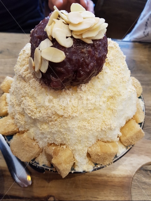 인절미빙수,팥빙수,우유빙수,단팥,호주빙수