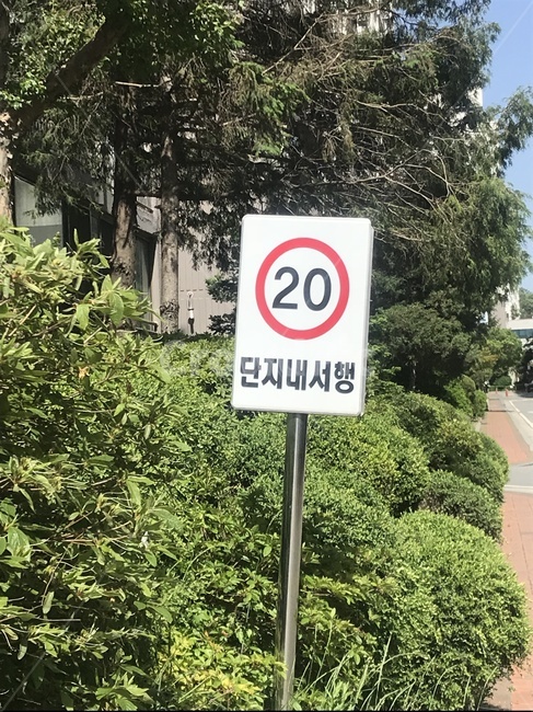 속도제한,표지판,단지내서행,시속제한,교통표지판