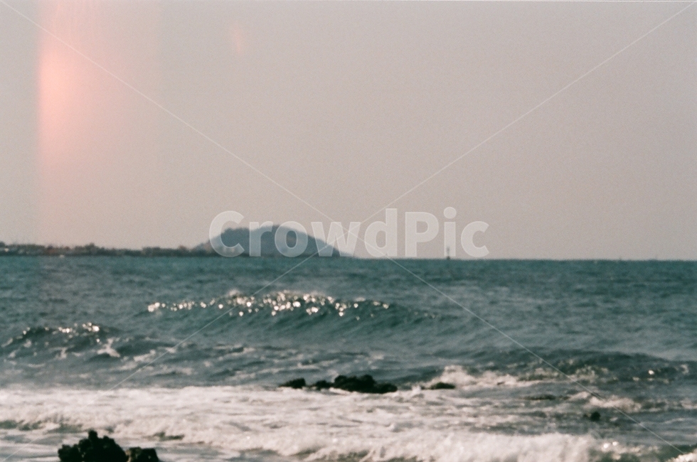 제주도,필름카메라,바다,파도,수평선,자연,풍경,nature,landscape,outdoors,옥외,sea,ocean,대양,water,물