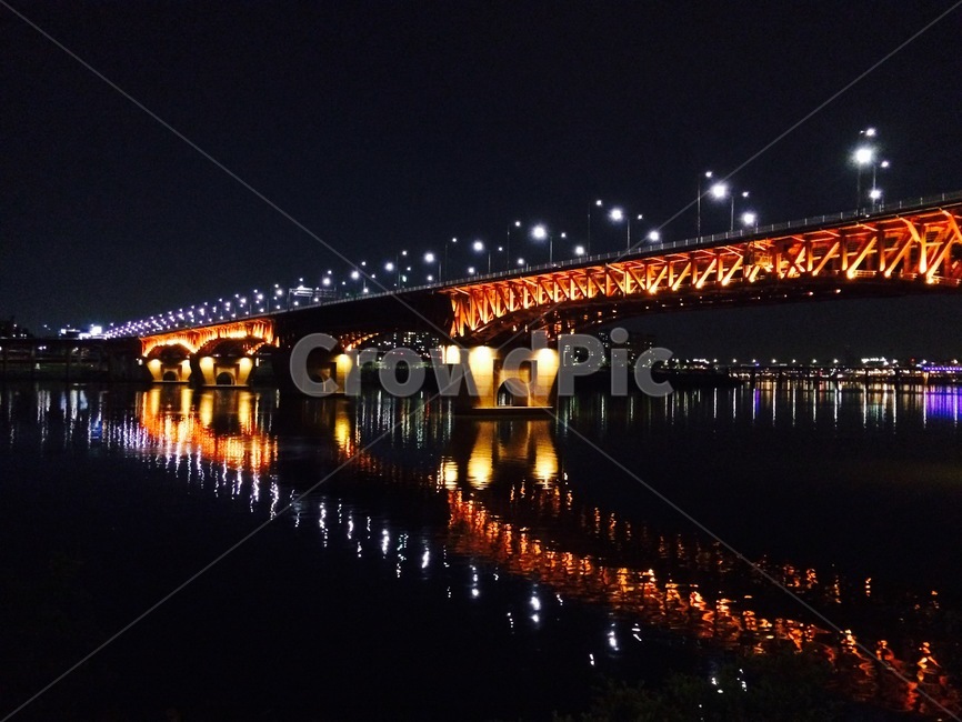 성수대교,landscape,nightview,night,풍경,bridge,한강,river,밤