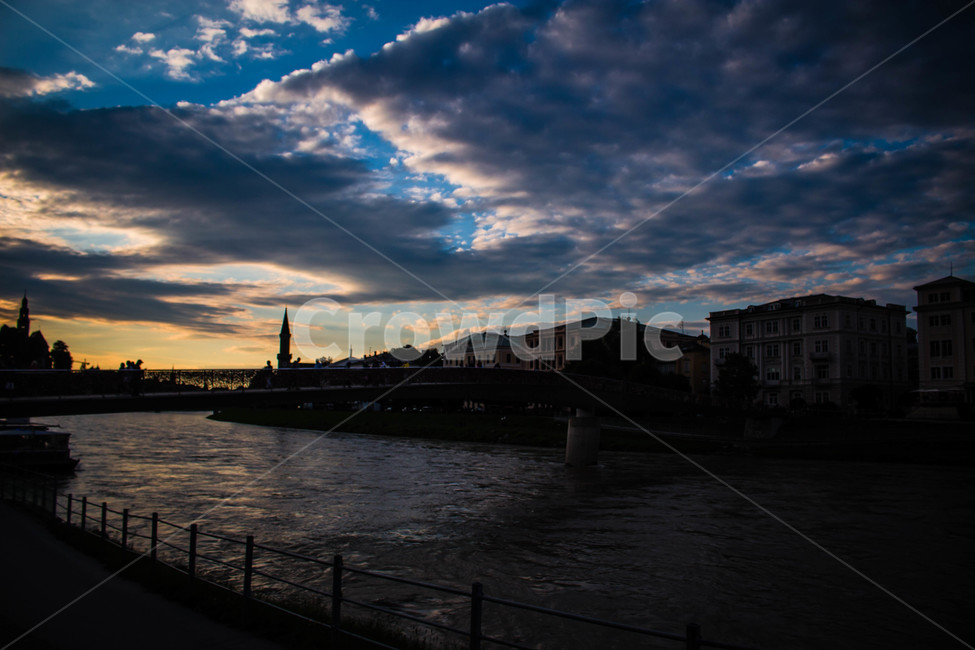 유럽,오스트리아,잘츠부르크,강,river,하늘,일몰,sunset,europe,austria,sky,풍경,landscape,도시,풍경,city,landscape,해외,외국,세계,foreign,oversea,world,세계도시풍경,해외도시풍경,외국도시풍경,world cityscape,nature,자연,outdoors,옥외