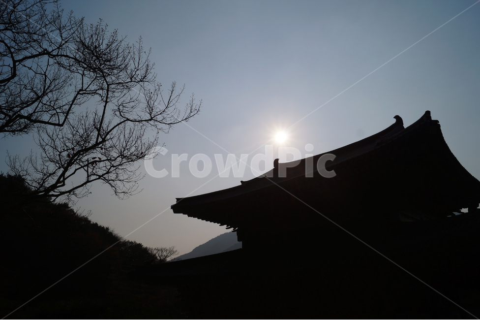 역광,풍경,여행,일상,스냅,출사,감성,실루엣,배경,하늘,분위기,절,취미,자연,한국전통,한국문화,korean traditional,korean culture,실루엣,그림자,silhouette,shadow,건축물,건물외관,exterior,building,structure,architecture,construction