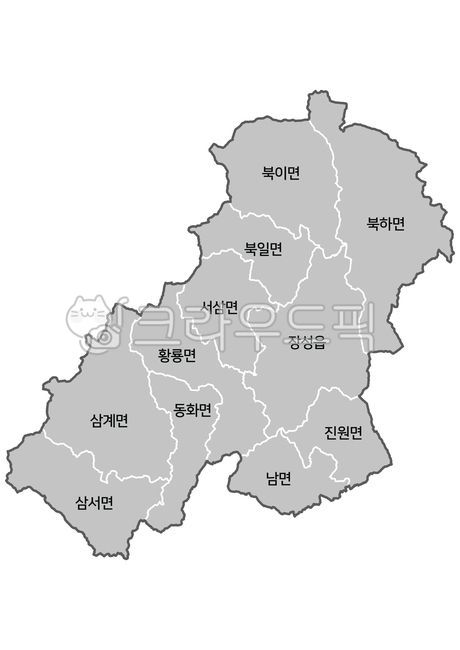 장성군행정지도,장성군,장성,장성군지도,전남장성군행정지도,한국지도,지도