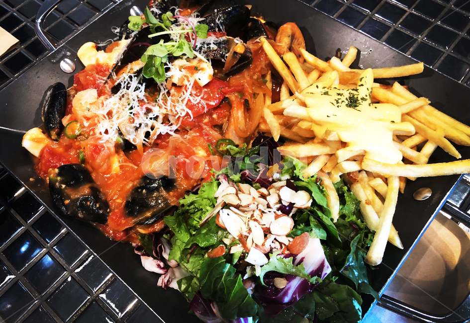 씨푸드,해산물,토마토소스,이탈리안음식,italian,tomatosauce,홍합,플래터,음식,dish,seafood,mussel,platter