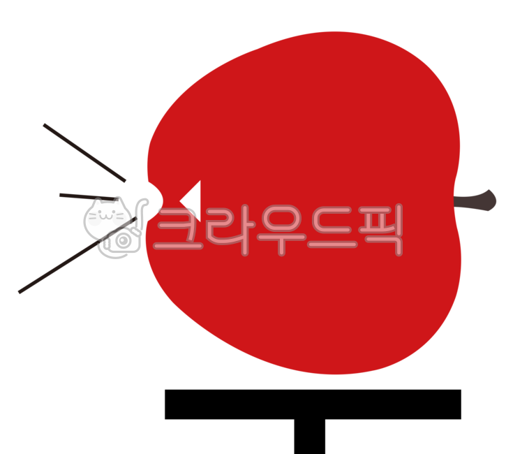 사과,애플,사과캐릭터,우,apple,캐릭터