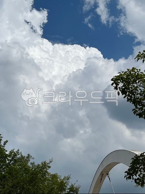 cumulus, 적운, sky, 하늘, cloud, 사진,이미지,일러스트,캘리그라피 - 강션작가