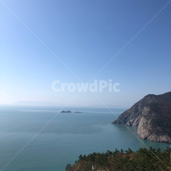 바다,힐링,자연,남해,다도해,하늘,구름,섬,무인도,푸른바다,sea