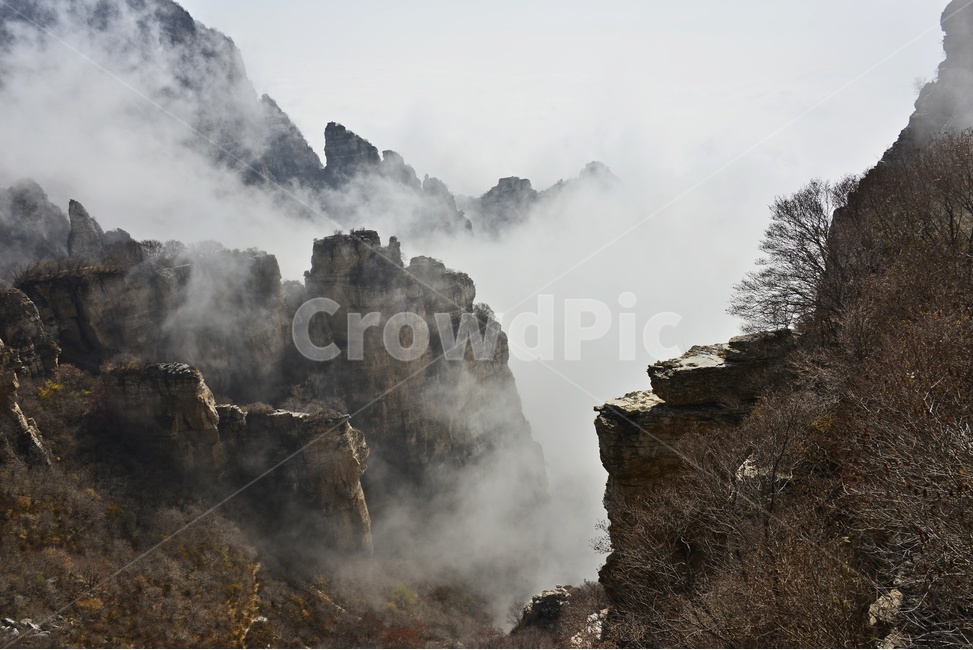 중국,북경,래원,백석산,백석산운해,nature,자연,weather,날씨,outdoors,옥외,cliff,낭떠러지,경치,경관,풍경,자연,풍경,nature,landscape