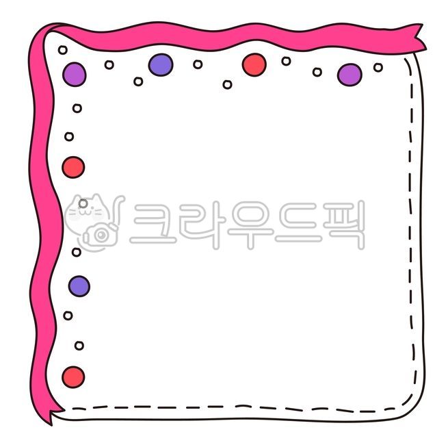 테두리, 틀, 선, 라인, 프레임, 사진,이미지,일러스트,캘리그라피 - HwaYo작가