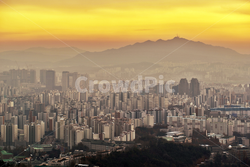 도심풍경,서울,안산,석양,일몰,마포구,관악산,노을,도시,풍경,city,landscape,한국도시풍경,한국도시경관,korea cityscape