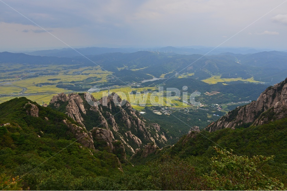 cliff,낭떠러지,nature,자연,outdoors,옥외,mountainrange,산맥,mountain,산,slope,경사,scenery,풍경,landscape,경치,영암,월출산,공원,국립공원,들녁,영암들녁,농사,농업,농경지,경작
