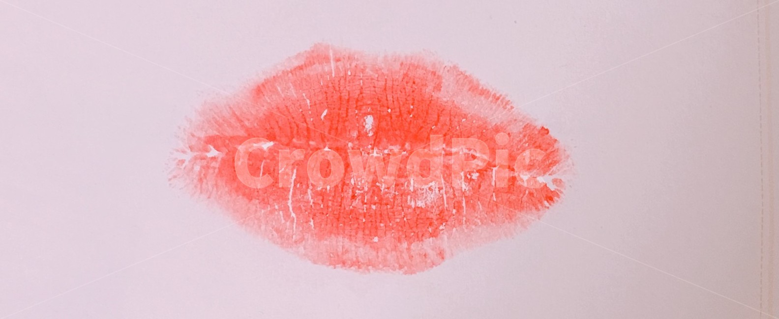 Red,Lips,lipstick,lip mark,Ready Lipstick