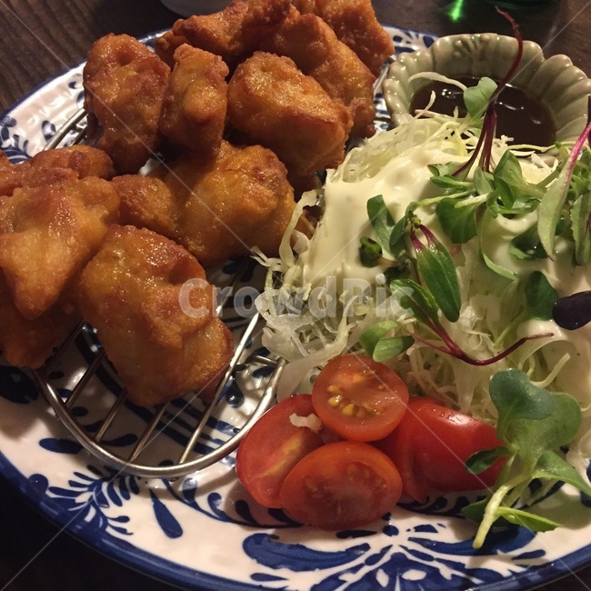 가라아게,이자카야,안주,치킨,닭요리