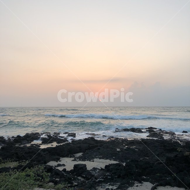 제주도바다,제주도협재해변,제주도,일몰,제주도일몰,한담해안산책로
