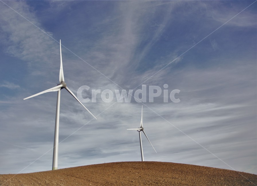 초겨울,풍경,구름,풍력,발전기,에너지산업,energy industry