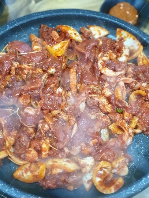 오리고기,양념오리,음식,오리불고기,koreafood,식당