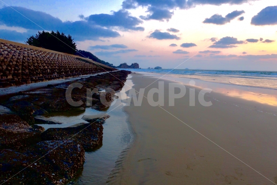 낙조,일몰,해변,모래해변,구름,바다,서해바다,거울,서해,자연,풍경,nature,landscape,한국자연풍경,한국자연경관,korea nature landscape,해변,바다,beach,sea