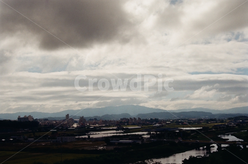 오전,구름,안성,강,건물,산,자연,풍경,nature,landscape,outdoors,옥외,경치,scenery,aerial view,조감도
