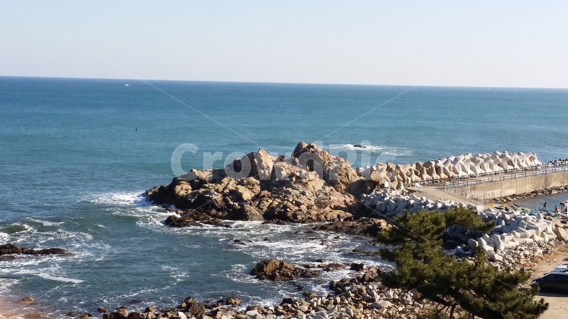 바다,방파제,배경,돌,물,자연,풍경,nature,landscape