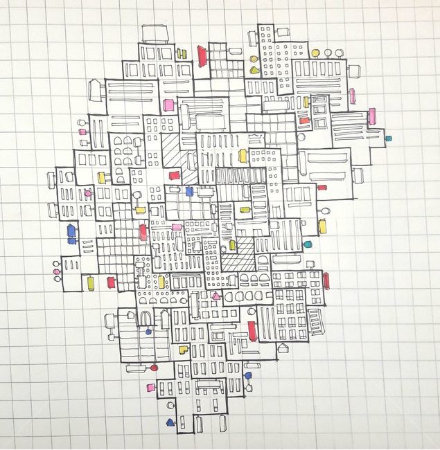 도시,일러스트,사각형,건물,illustration,건물그림,빌딩,Square